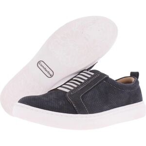 Comfortiva black suede slip on sneakers sz 8m $110